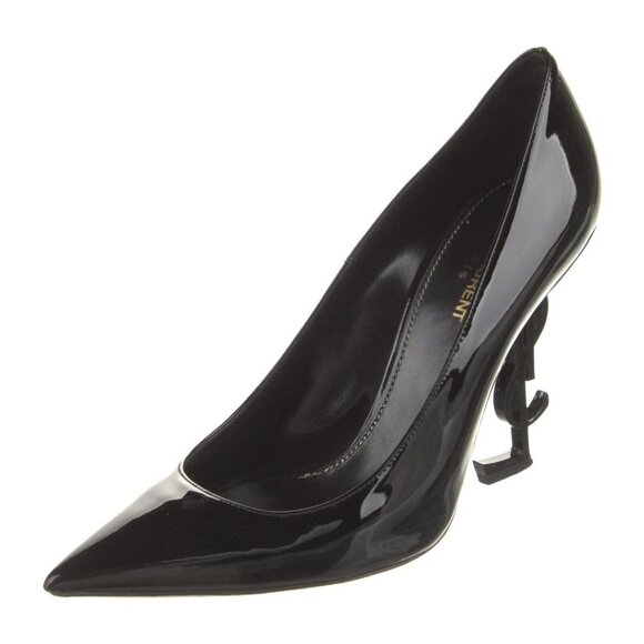 SAINT LAURENT Opyum Patent Leather Pumps Size: 11 - Picture 7 of 12